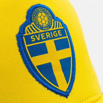 Trucker keps gul/marinblå