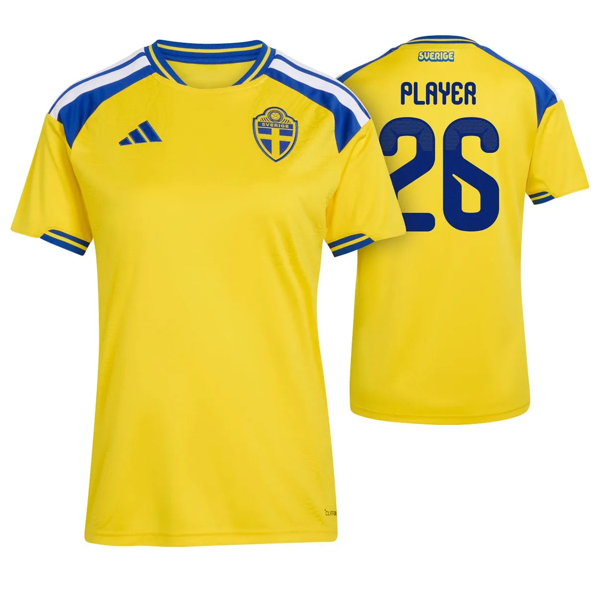 Sverige Matchtröja Hemma 26 Dam Adidas