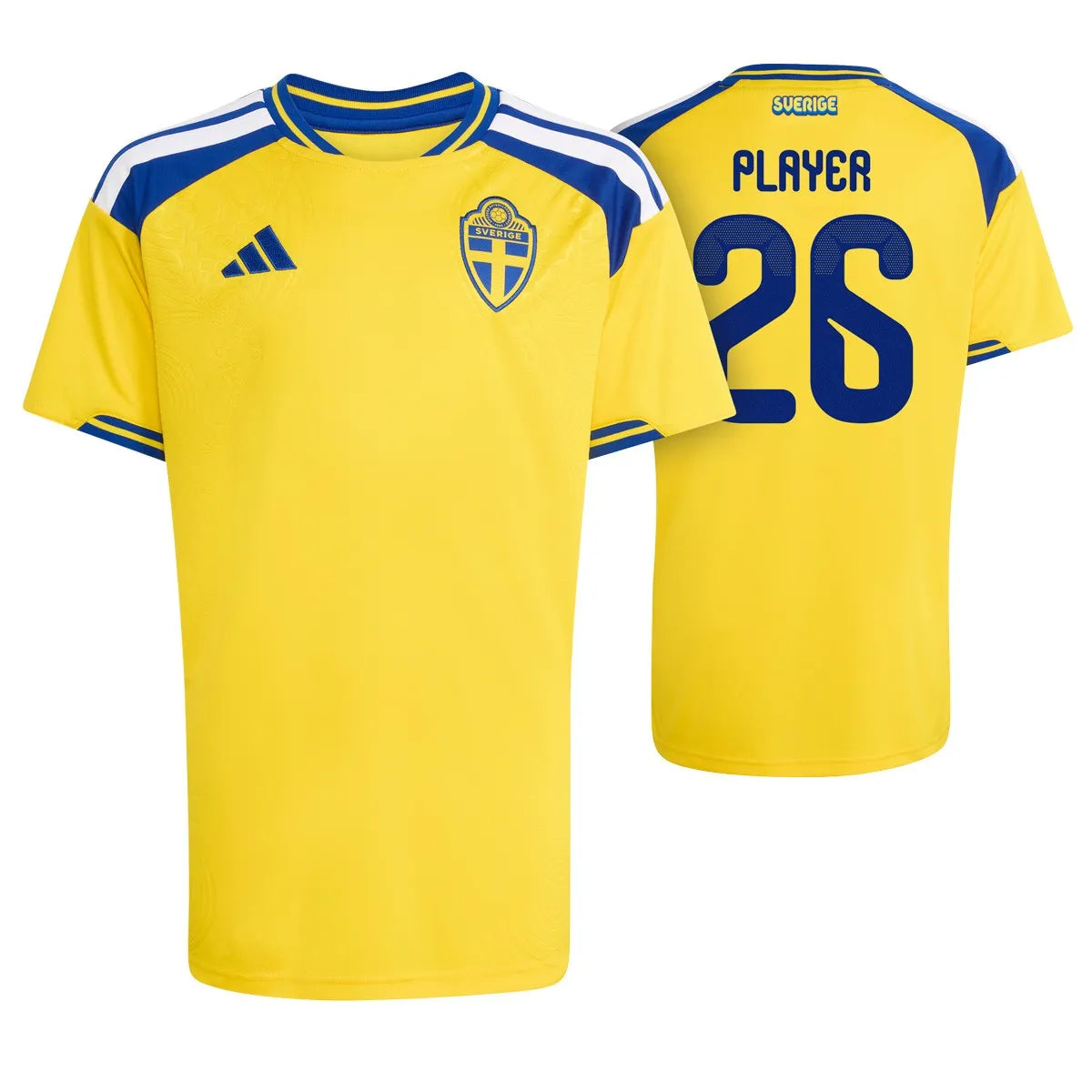 Sverige Matchtröja Hemma 26 Junior Adidas